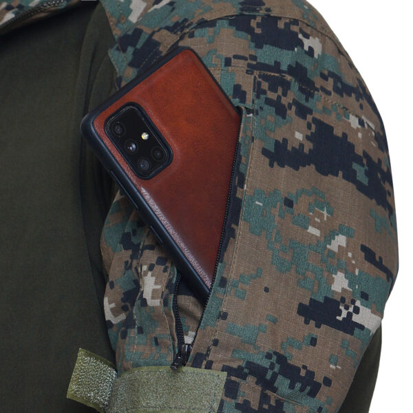 Tactical Shirt Digi Camo Sleeve Pocket