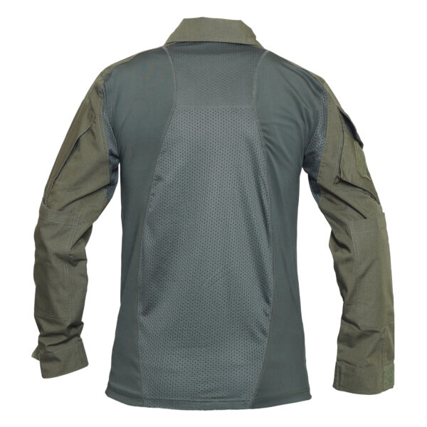 Tactical Shirt Elite Olive Back View
