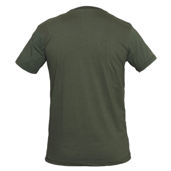 T Shirt Round Neck Half Sleeve Olive Back